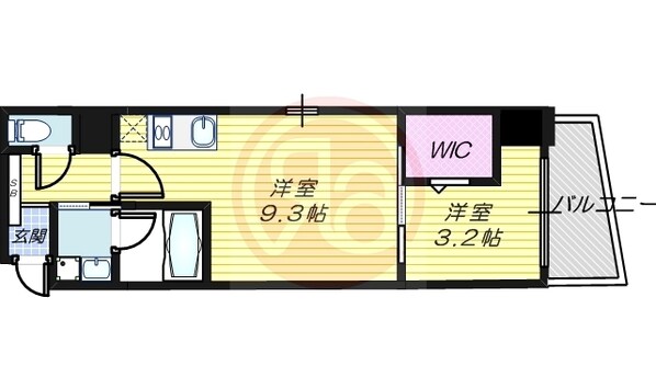 アーバネックス真田山の物件間取画像